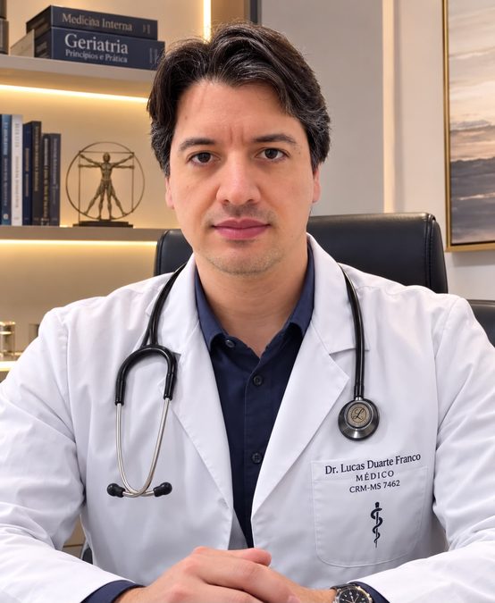 Dr. Lucas Duarte Franco - Atendimento Clínico ao Adulto e Saúde do Idoso - CRM-MS 7462