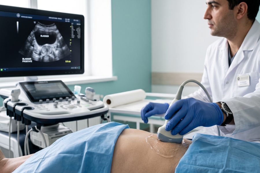 Ultrassom de Próstata (Via Abdominal)